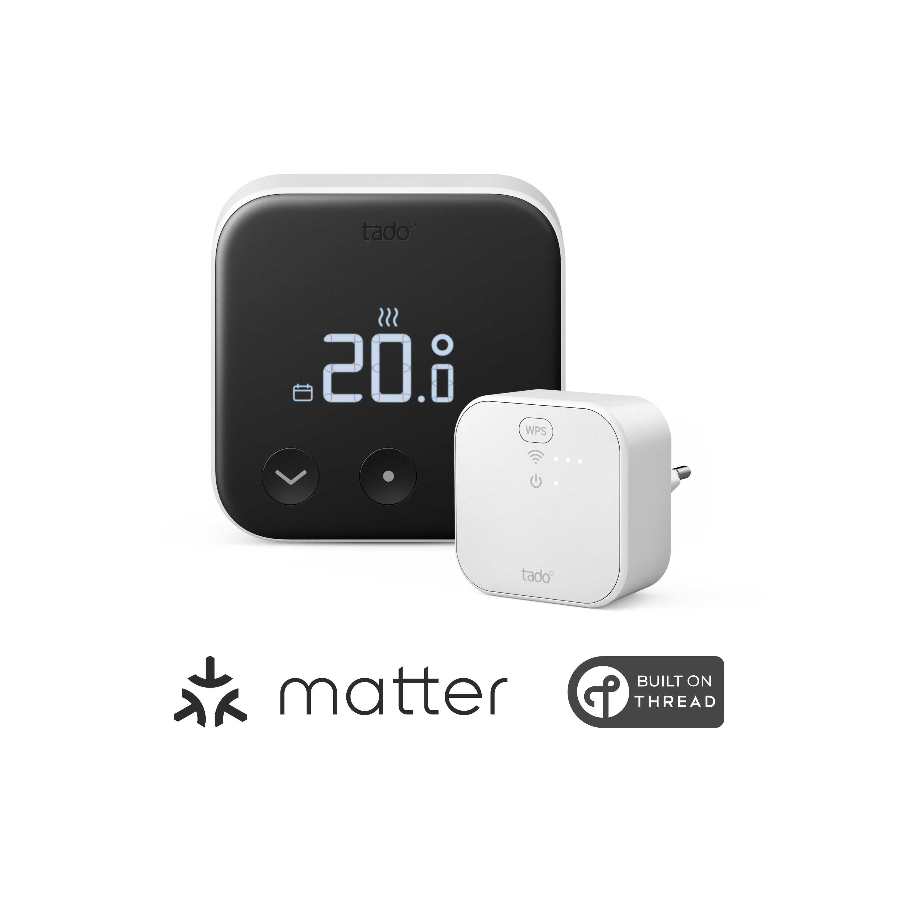 TADO 105209 Chytrý kabelový termostat tado° X + tado° Bridge X (Starter Kit) TADO 105209 Chytrý kabelový termostat tado° X + tado° Bridge X (Starter Kit)